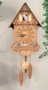 OESD - 12994 Freestanding Cuckoo Clock - Machine Embroidery files - PES format.