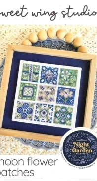 Sweet Wing Studio - Moon Flower Patches by Susan O'Bryant