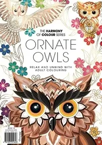 The Harmony of Colour Series - Book 118 - Ornate Owls