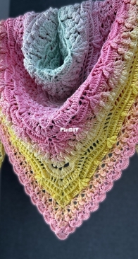 Reliefowelove - Monika Turecka - Piękna Dama Bella Donna Shawl