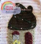 Knot Your Nanas Crochet - Teri Heathcote - Fairy House Applique