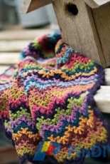 Churchmouse Yarns and Teas - Vintage Crocheted Blanket