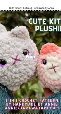 Annie Carraway Art / Handmade by Annie - Annie Carraway - Cute Kitten Plushies
