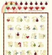 Helga Mandl Designs - Seasonal Alphabet Sampler