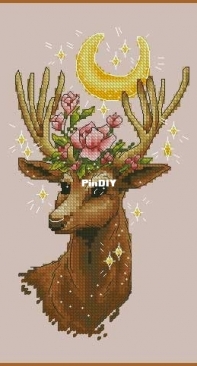 Flower Deer by Victoria Kuznetsova XSD