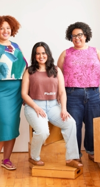 Cashmerette - Thorndike Tank - Sizes 0-32 (C to Hcup sizes)