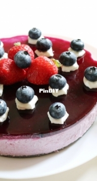Blueberry cheesecake