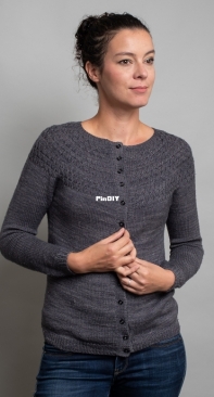 La Dame de Fer cardigan by Marie Amelie Designs  - English, French - Free