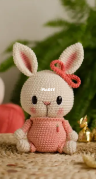 Papillon feito à mão - Isis Soares - Bunny Dulce - Coelha Dulce - Portuguese