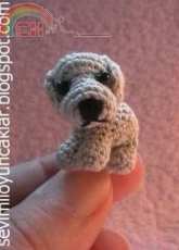 Denizmum - Ülkü Akçam - Miniature Dog Pattern