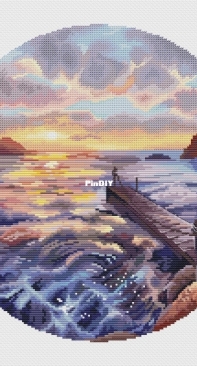 Pier On The Sea by Yana Rikhter (Рихтер) /Shelkopryad