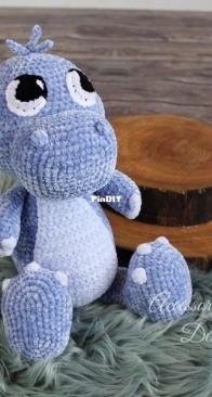 Darling Maple Designs - Sara Blake - Rex the Dinosaur Cuddle Buddy - English