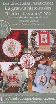 Les Brodeuses Parisiennes - LBP - La Grande Hisoire des Cartes de Voeux - N°3 by V. Enginger