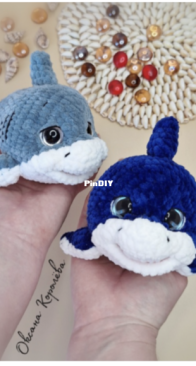 [Crochet] Oxy Knitting - Shark - Акуленок- Oksana Koroleva - Оксана Королева- Russian
