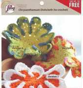 Lily Chrysanthemum Dishcloth - Free