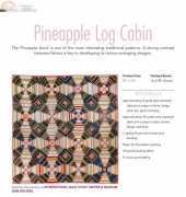 Fons and Porters Love of Quilting 2014 - Pineapple Log Cabin - Free Quilt Pattern