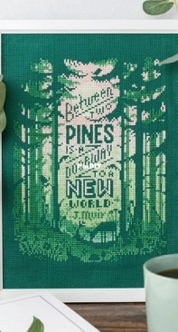 Between Two Pines by Emma Congdon from Cross Stitch for the Earth PCS + XSD