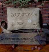 Country Rustic Primitives CR-132 - Primitive 1839 Winter Pinkeep
