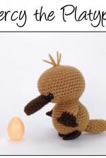 Affordable Cuteness - Theresas Crochet Shop - Theresa Grey / Kicher - Percy the Platypus