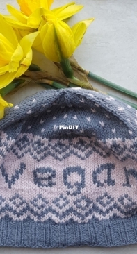 Sheep Heart Vegan Hat by Nikki Hooijerink-Free