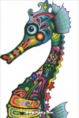 Seahorse by Borduurbloempje