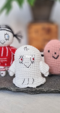 Virkat by By - Lizette - Laban the little ghost - Lilla Spöket Laban - Swedish - Free