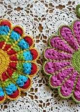 Unknown designer - Flower Coaster - Dutch - Free