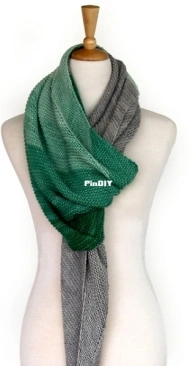 Celadon Shawl by Ambah OBrien