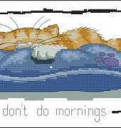 Heritage Crafts - Cats Rule CRDM909 I Dont Do Mornings by Peter Underhill XSD
