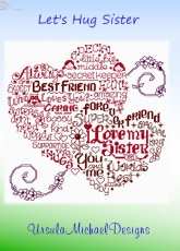 Ursula Michael Designs - Lets Hug Sister