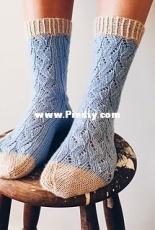 Morialta Waterfall Socks by Marina Gvozdeva - English, Russian