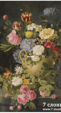 7 Elephants - 394 A Vase With Flowers Still Life