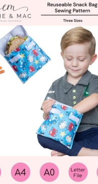 Ellie and Mac - Reusable Snack Bag - Free