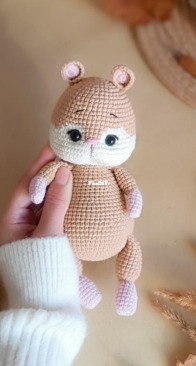 Natali lit toys - Natalia Litovchenko - Наталья Литовченко - Hamster - Хомячок - Russian