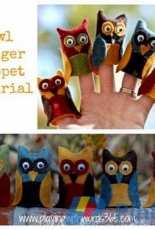Playing With Words - Owl Finger Puppet - Free