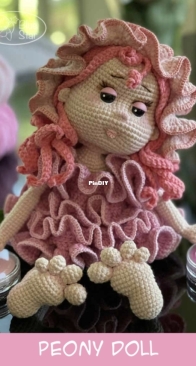 Blue Star Pattern Toys - Dorota Potoczna - Peony Doll