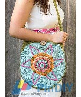 Melodys Makings- Melody Rogers-  Veronica Meets Spring Mandala Bag or Pillow