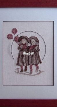 Oehlenschlager Design OOE - 12240-12241 Two Girls in Sepia XSD-PAT