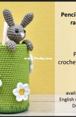Colours and Stitches - Pencil Holder Rabbit