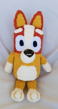 Peach Puff Patterns - Laura - Bingo Plush Toy