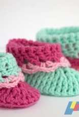 Moogly - Tamara Kelly - Loopy Love Newborn Baby Booties - free