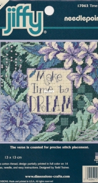 Dimensions Jiffy - 17063 Time to dream