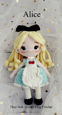 Green Frog Crochet - Thuy Anh - Đặng Thùy Anh - Alice - Italian translated