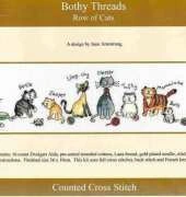 Bothy Threads Row of cats xsd