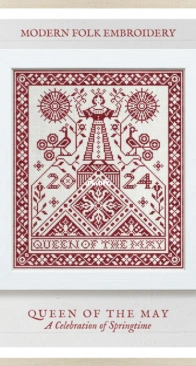 Modern Folk Embroidery - Queen of the May XSD+PCS