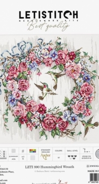 Letistitch LETI 990 Hummingbird Wreath XSD