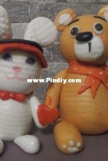 birthday cake with bears