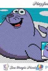 Two Magic Pixels - Playful Seal