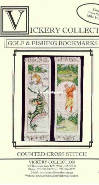 Vickery Collection #425 - Golf & Fishing Bookmarks