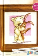 Lickle Ted - Lickle Snooze from The World of Cross Stitching TWOCS 174 XSD